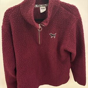 Victoria’s Secret Sherpa Quarter-Zip Pullover